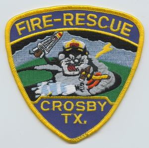 [Crosby, Texas Fire Rescue Patch]
