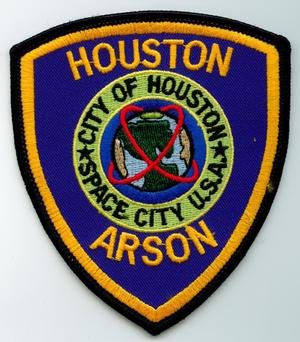 [Houston, Texas Fire Department Arson Division Patch]