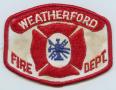 Thumbnail image of item number 1 in: '[Weatherford, Texas Fire Department Patch]'.