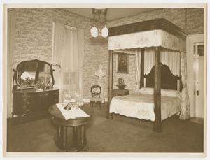 Primary view of object titled '[Bedroom in the Governor's Mansion]'.