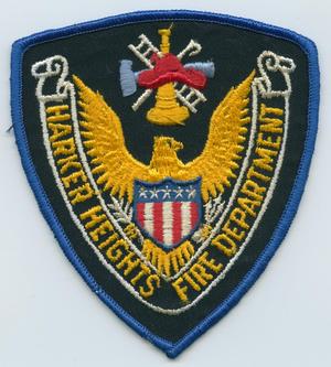 Primary view of object titled '[Harker Heights, Texas Fire Department Patch]'.