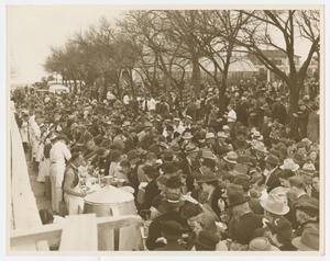 Primary view of object titled '[Crowds at Inaugural Barbecue]'.