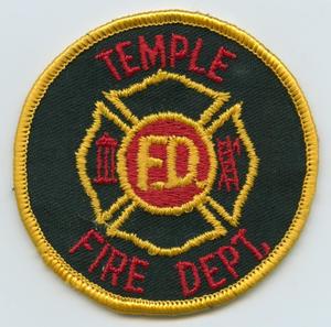 Primary view of object titled '[Temple, Texas Fire Department Patch]'.
