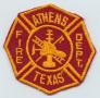 Thumbnail image of item number 1 in: '[Athens, Texas Fire Department Patch]'.