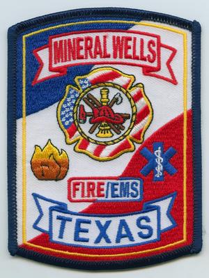 [Mineral Wells, Texas Fire Department Patch]