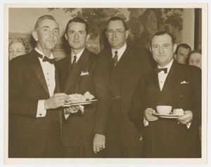 Primary view of object titled '[Men at Inaugural Reception]'.