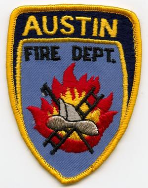 Primary view of object titled '[Austin, Texas Fire Department Patch]'.