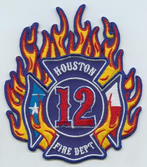Primary view of object titled '[Houston, Texas Fire Department Patch]'.