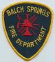 Thumbnail image of item number 1 in: '[Balch Springs, Texas Fire Department Patch]'.