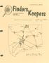 Primary view of Finders Keepers, Volume 3, Number 2, May 1986