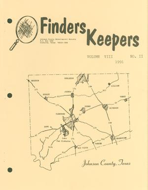 Primary view of object titled 'Finders Keepers, Volume 8, Numbers 2, 1991'.