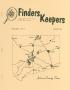 Thumbnail image of item number 1 in: 'Finders Keepers, Volume 10, Number 3, August 1993'.