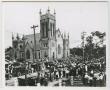Thumbnail image of item number 1 in: '[Crowd near church]'.