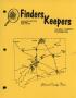 Thumbnail image of item number 1 in: 'Finders Keepers, Volume 2, Number 4, November 1985'.