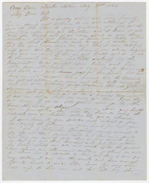Primary view of object titled '[Letter from Joseph A. Carroll to Celia Carroll, May 30, 1863]'.
