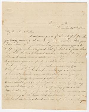 [Letter from Mary L. Woods to Celia Carroll, November 22, 1859]