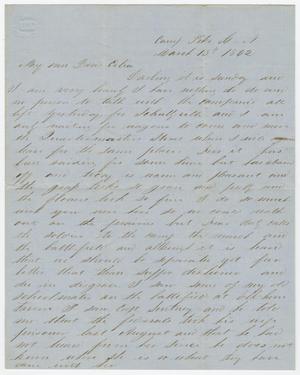 [Letter from Joseph A. Carroll to Celia Carroll, March 13, 1862]