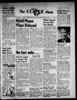 Claude News (Claude, Tex.), Vol. 67, No. 16, Ed. 1 Thursday, December 13, 1956