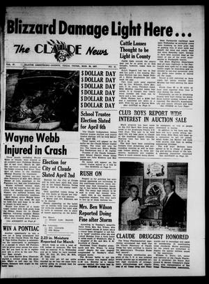 Claude News (Claude, Tex.), Vol. 67, No. 31, Ed. 1 Thursday, March 28, 1957
