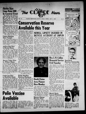 Claude News (Claude, Tex.), Vol. 67, No. 6, Ed. 1 Thursday, October 4, 1956
