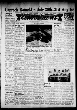 Claude News (Claude, Tex.), Vol. 63, No. 47, Ed. 1 Thursday, July 23, 1953