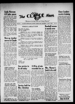 Claude News (Claude, Tex.), Vol. 75, No. 47, Ed. 1 Thursday, July 8, 1965