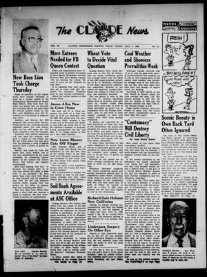Claude News (Claude, Tex.), Vol. 66, No. 45, Ed. 1 Thursday, July 5, 1956