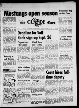 Claude News (Claude, Tex.), Vol. 69, No. 3, Ed. 1 Thursday, September 11, 1958