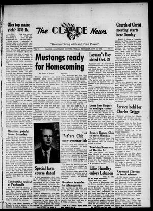 Claude News (Claude, Tex.), Vol. 74, No. 8, Ed. 1 Thursday, October 10, 1963