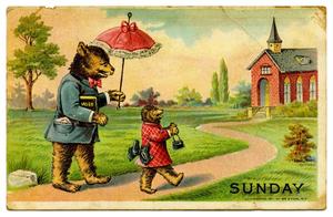 Primary view of object titled '[Bears on Sunday]'.