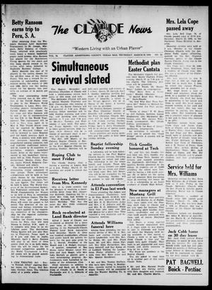 Claude News (Claude, Tex.), Vol. 74, No. 32, Ed. 1 Thursday, March 26, 1964