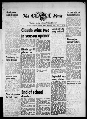 Claude News (Claude, Tex.), Vol. 73, No. 37, Ed. 1 Thursday, May 2, 1963