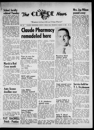 Claude News (Claude, Tex.), Vol. 74, No. 30, Ed. 1 Thursday, March 12, 1964