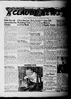 Claude News (Claude, Tex.), Vol. 64, No. [9], Ed. 1 Thursday, October 29, 1953