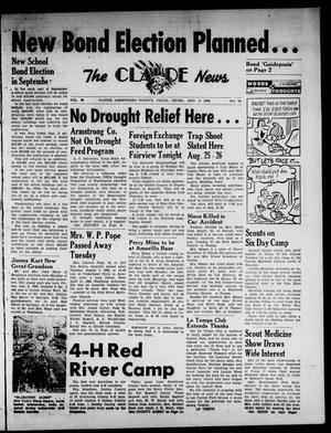 Claude News (Claude, Tex.), Vol. 66, No. 50, Ed. 1 Thursday, August 9, 1956