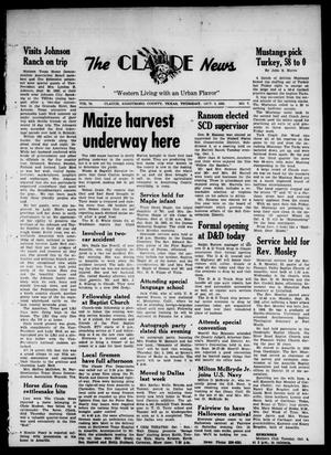 Claude News (Claude, Tex.), Vol. 74, No. 7, Ed. 1 Thursday, October 3, 1963