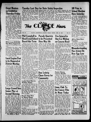 Claude News (Claude, Tex.), Vol. 68, No. 33, Ed. 1 Thursday, April 10, 1958