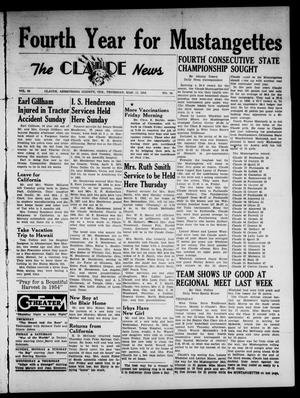 Claude News (Claude, Tex.), Vol. 64, No. 28, Ed. 1 Thursday, March 11, 1954