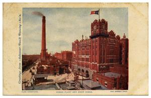 Primary view of object titled 'Power Plant and Brew House at Anheuser Busch.'.