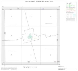 Primary view of object titled '1990 Census County Block Map (Recreated): Dawson County, Index'.