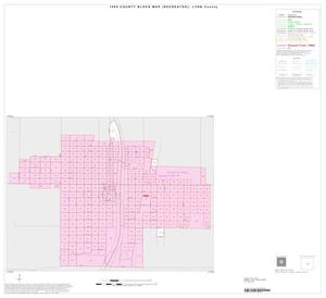 Primary view of object titled '1990 Census County Block Map (Recreated): Lynn County, Inset B01'.