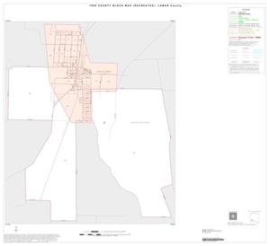 1990 Census County Block Map (Recreated): Lamar County, Inset D01