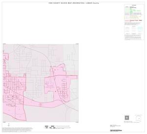 1990 Census County Block Map (Recreated): Lamar County, Inset B02