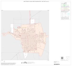1990 Census County Block Map (Recreated): Baylor County, Inset A02