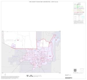Primary view of object titled '1990 Census County Block Map (Recreated): Jack County, Inset A02'.