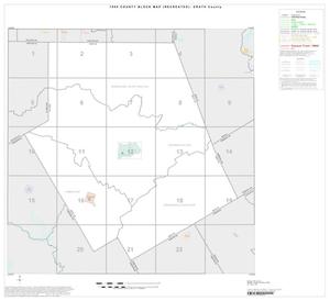 1990 Census County Block Map (Recreated): Erath County, Index