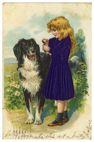 [Girl and Dog]