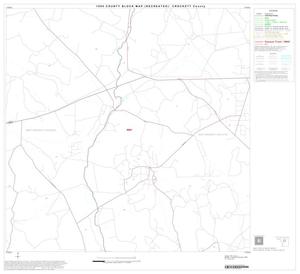 Primary view of object titled '1990 Census County Block Map (Recreated): Crockett County, Block 10'.