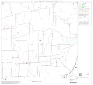 Primary view of object titled '1990 Census County Block Map (Recreated): Fannin County, Block 6'.