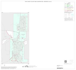 Primary view of object titled '1990 Census County Block Map (Recreated): Menard County, Inset A01'.